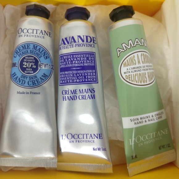 L'Occitane Hand Cream Gift Set Enriched with Shea Butter 30ML X 3 New - Picture 2 of 5